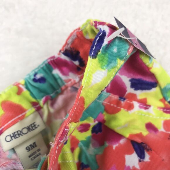 NWT Floral Shorts and Polka Dot Skirts 9 Months Baby Girl Circo Cherokee - Picture 4 of 8